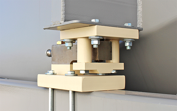 Cardinal’s THBC load cell kits are utilized to weigh Cemco’s ground level hoppers.