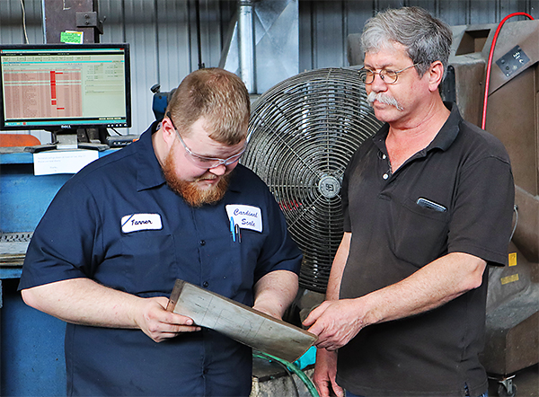 Troy Yeager’s Second Shift crew is tight-knit and keep production on par with load cell demand.