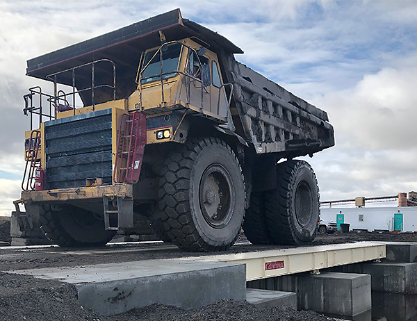 Digital YUKON Used for Heavy-Capacity Off-Road Truck Weighing with Automatic Data Storage