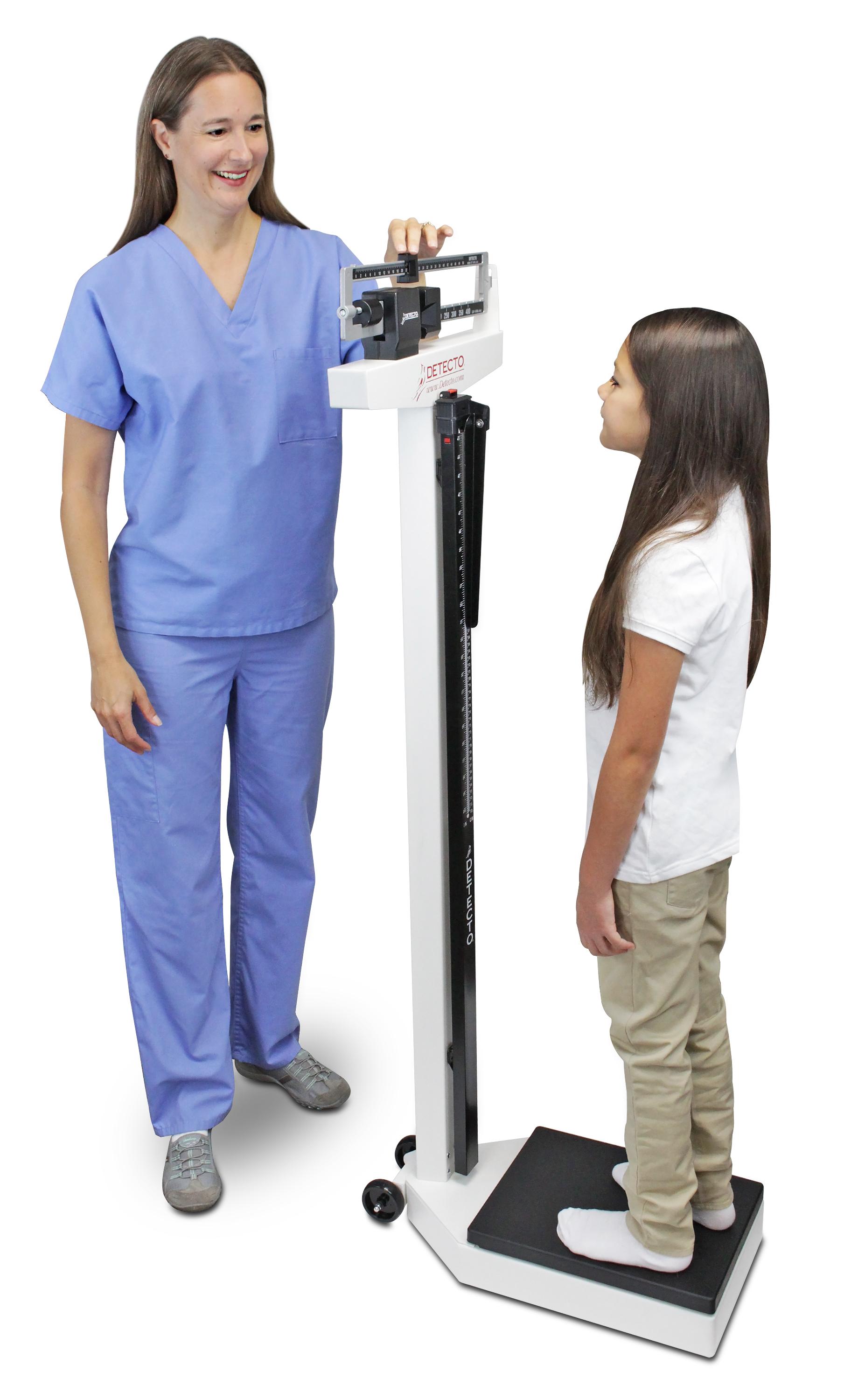 Eye-Level Physician Scale - Weighs in lbs