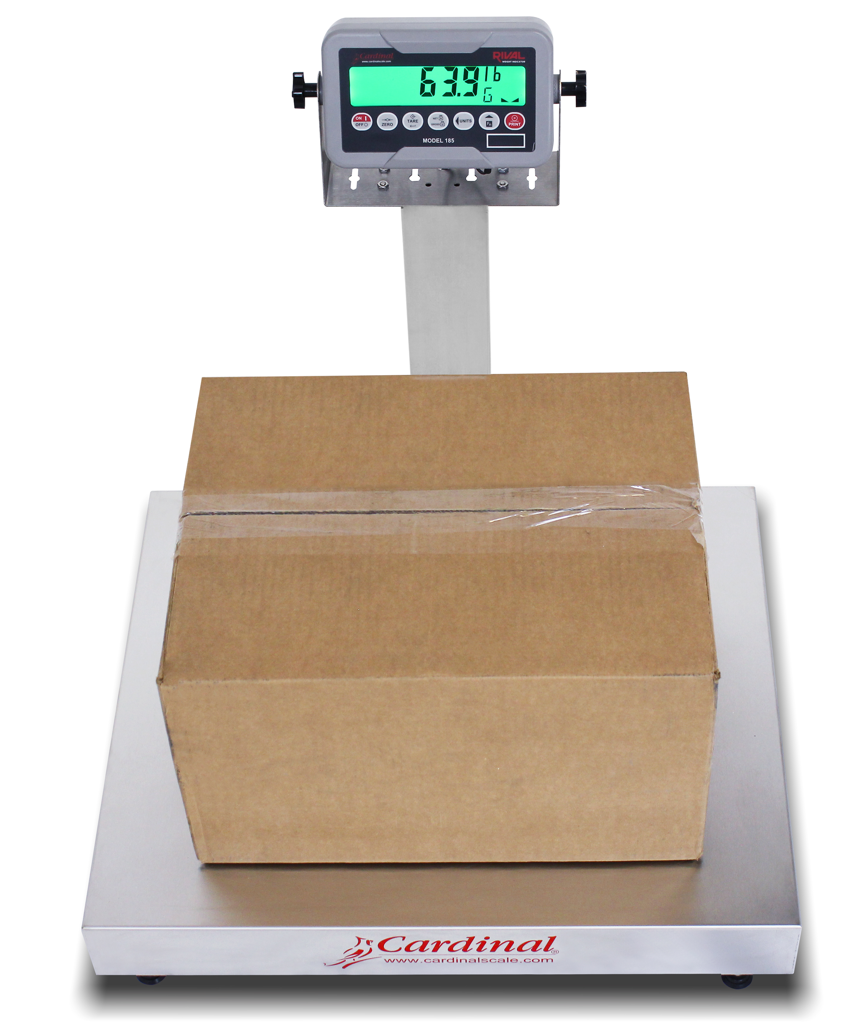 Cardinal Scales 5852F-185B Portable Scale, Electronic, 500 Lb Capacity,  185B Indicator - Scale Warehouse and More