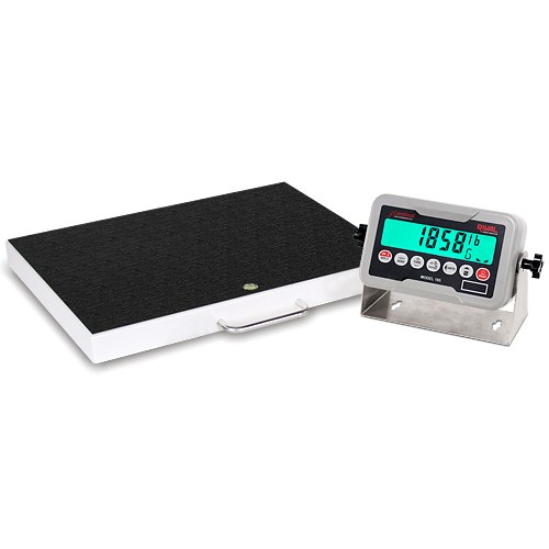 CardinalScales 5852F-190 Portable Digital Floor Scale 500 lbs with 190 Indicator